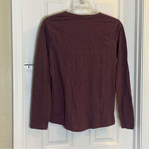 Antigua Women’s Flip Maroon Heathered Long Sleeve Top Size XL - Picture 4 of 10
